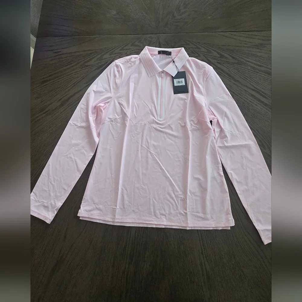 G/FORE Pink Long Sleeve Top. I#021 - Picture 1 of 5